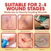 HEALQU Silicone Foam Dressing with Border 2x2 inch, Box of