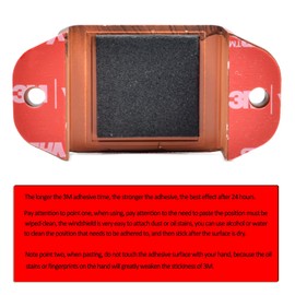 HYS Two Way Radio Single Side Radio Car Mount, Car Radio Mounting Kit with Screws for Handheld CB Radio & VHF UHF Walkie Talkie (Packing of 2pcs)