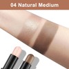 FV Contour Highlighter Stick, Creamy Texture, Waterproof, Long-Lasting, Easy Blending,