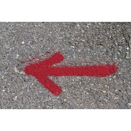 Rust-Oleum 266591-6PK Professional 2X Distance Inverted Marking Spray Paint, 15 oz, Safety Red, 6 Pack