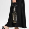 WOFALO store Stylish Resin Handle Wine Bottle Bag with Marble-Pattern