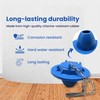 Gadgetime USA Universal Toilet Flapper, High-Quality 2" Toilet Stopper Flapper