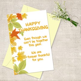 Arsagen Thanksgiving Card, Happy Thanksgiving Greeting Card, We are Forever Thankful for You