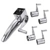 Cheese Grater Stainless Steel Vegetable Shredder Cutter Grinder 4 Drum