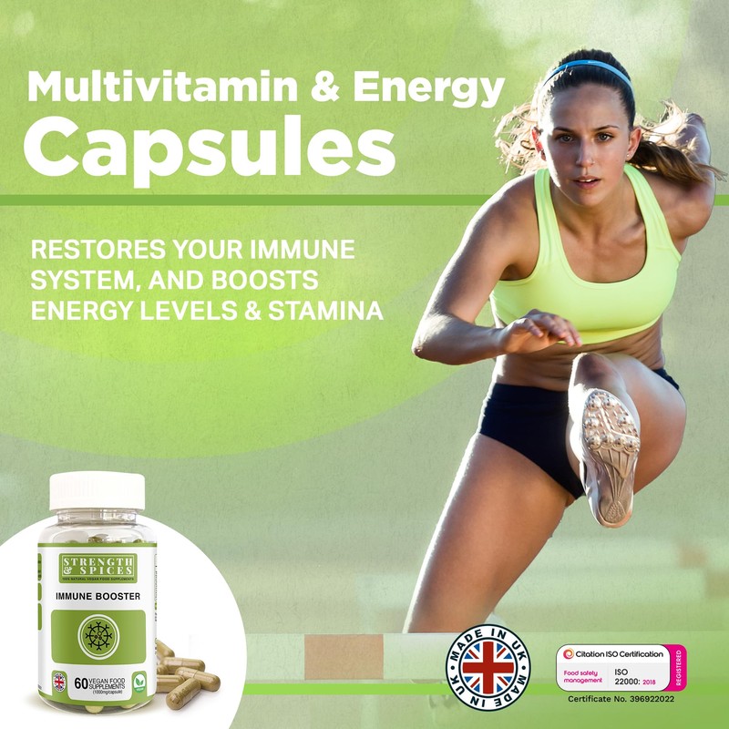 Strength & Spices Immune System Booster, Turmeric and Black Pepper