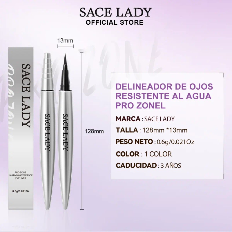 Delineador Impermeable Sace Lady Pro Zone Larga Duration