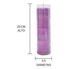 CEB 10 Piezas Veladora Vaso 100 De Parafina Lisas Sin Aroma