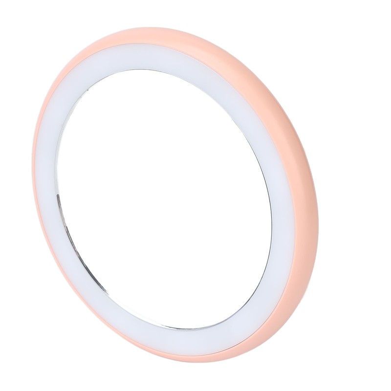 Compact Makeup Mirror with Light USB Rechargeable LED Round Portable