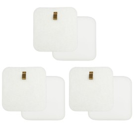 Filter Replacements Compatible with Shark LA502, LA500, LA300, LA301,LA322,LA455,LA702 Ratator Lift-Away ADV DuoClean PowerFins Upright Vacuum,3-Sets Foam & Felt,Replace Part # XFFK320 & XHF320