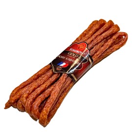 Dry Thin Kabanos French Inspired, Smoked and Dried Pork Sausage, Polish Traditional Meat 4.2 oz | 120g (pack of two)
