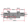 Ingenious Door Lock Gearbox Centre Case 45mm Backset 92pz