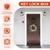 PATIKIL Key Lock Box Wall Mount with Code, 4 Digit