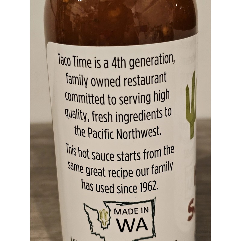 Taco Time 3 PACK - Taco Time Hot Sauce 12oz
