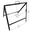4 Less Co 4 Pack of Metal A-Frame Stand for