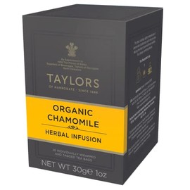 Taylors of Harrogate Organic Chamomile Herbal Tea, 20 Count (Pack of 6)