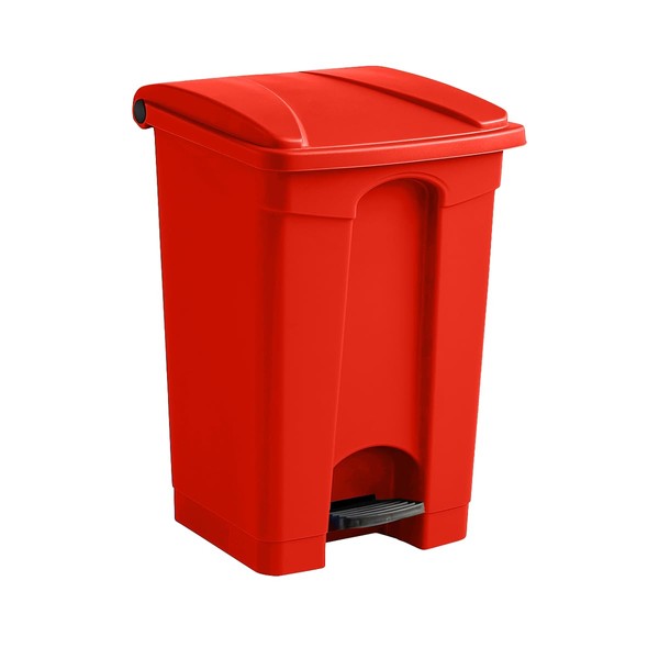 Zedfire [Red] Step-On 12-Gallon Trash Can - Compatible with Biohazard