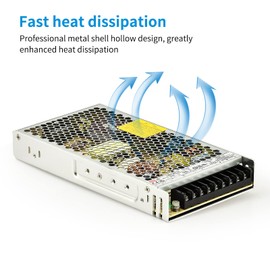 SCON 24V DC 200W LED Power Driver for Track Lighting System, Non-dimmable Supply Transformer Converter Adaptor for LED Lights (Driver A for XTB106-24ND/XTB106-24SD)