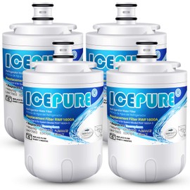 ICEPURE UKF7003 Refrigerator Water Filter, Replacement for Maytag UKF7003AXX, UKF7002AXX, WF-UKF7003, UKF7002, 7003, WD-UKF7003, UKF5001, RFC1600A, Whirlpool EDR7D1, WF288, EveryDrop Filter 7 4PACK