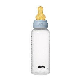 Bibs Baby BPA-Free PP Bottle Set 9oz Latex - Baby Blue