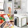 Joyberg 2 PCS Weekly Meal Planner Magnetic for Fridge 8.3x5.5”,