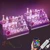 16” Acrylic Display Organizer with LED Light - 3 Tier