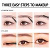 Double heads Eyebrow Tattoo Pencil,2 in 1 Eyeliner Pencil, with