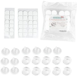 Kids Heroes Kit de Seguridad para Bebes y Niños con 10 Esquineros Protectores para Bebe y 10 Protectores de Enchufes para Bebe (20 Piezas)