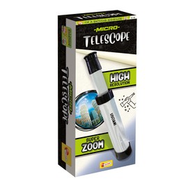 Lisciani - I'm A Genius - Micro Telescope - Toy for Science Experiments for Children from 7 Years - Portable Telescope - High Resolution - 8X Super Zoom - Birthday Gift Idea