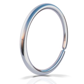 Tiny Cartilage Earring - Snug Silver Helix Piercing - 925 Silver 8mm Ring - Thin Helix Piercings Hoops