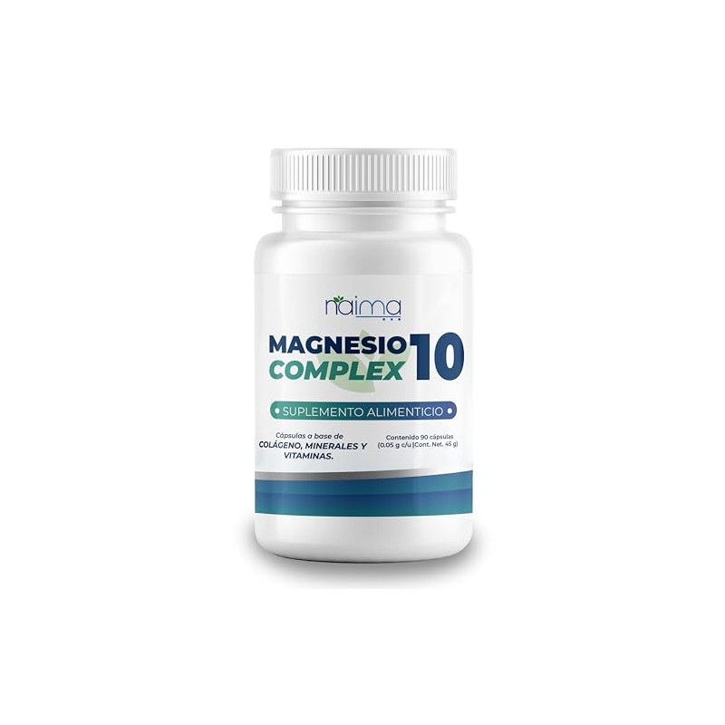 NAIMA Magnesio 10 Complex | Suplemento Alimenticio con 10 Formas