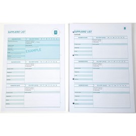 Updated For 2024 Safer Food Better Business for Caterers 13 Month Diary + 13 Month Fridge/Cold Room/Display Chill Temperature Records Hole Punched