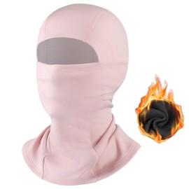 Generisch Balaclava Wind Sun Thermal Insulation Mask Bike Motorcycle Ski Unisex Pink, pink