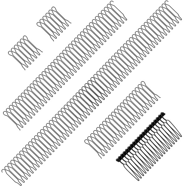 ANCIRS 5 Pack Hair Finishing Fixer Waver Comb, Invisible U