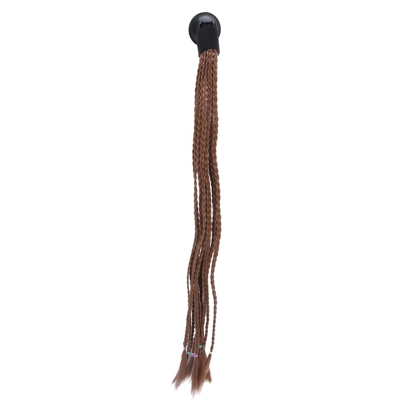 Colorful Stylish Motorcycle Helmet Ponytail Helmet Dreadlocks Braids with Suction