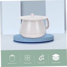 Mobestech Household Urinal for Boy Girl Portable Spittoon with Lid Lightweight Chamber Pot for Boy Girl Bed Pan for Home Travel and Care Facilities