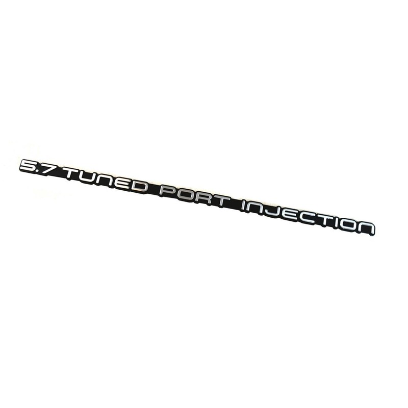 1Pc 5.7 Tuned Port Injection Rear Bumper Emblem Car Badge