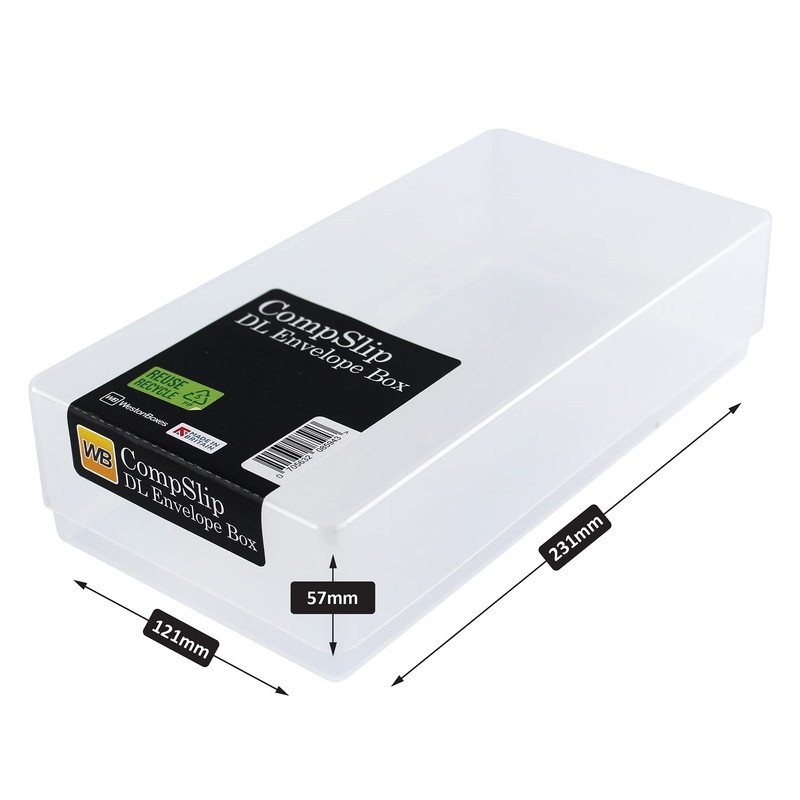 WestonBoxes - Compliment Slip and DL Envelope Plastic and orthodontic