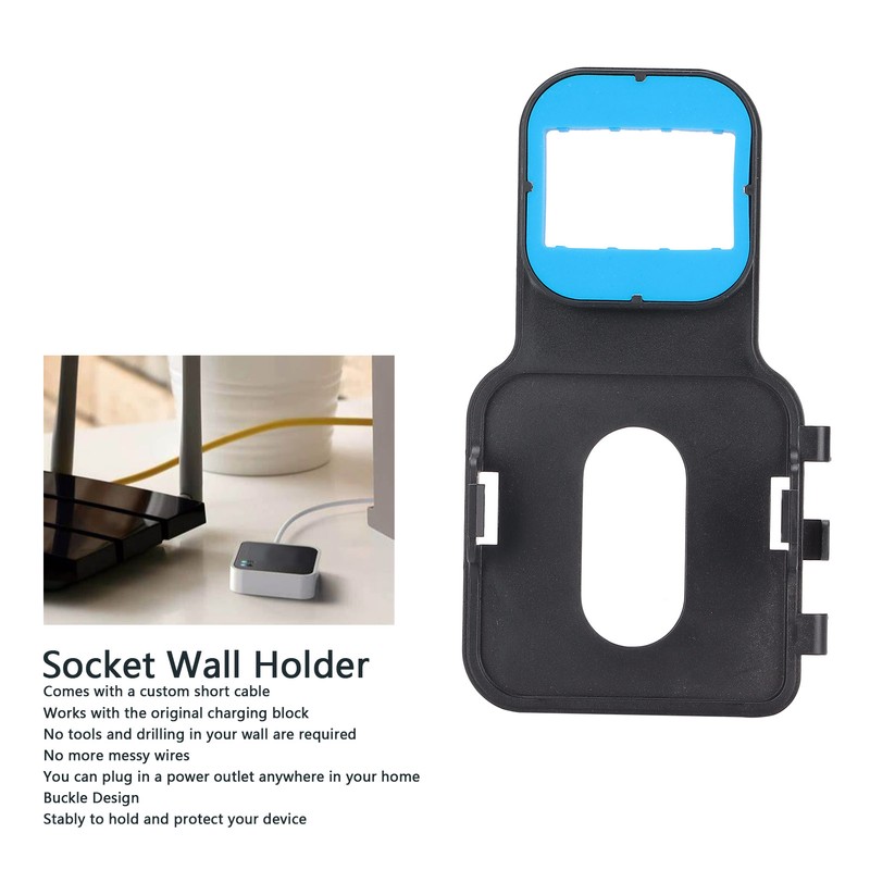 Socket Wall Mount Space Saving Socket Mount Holder with Short