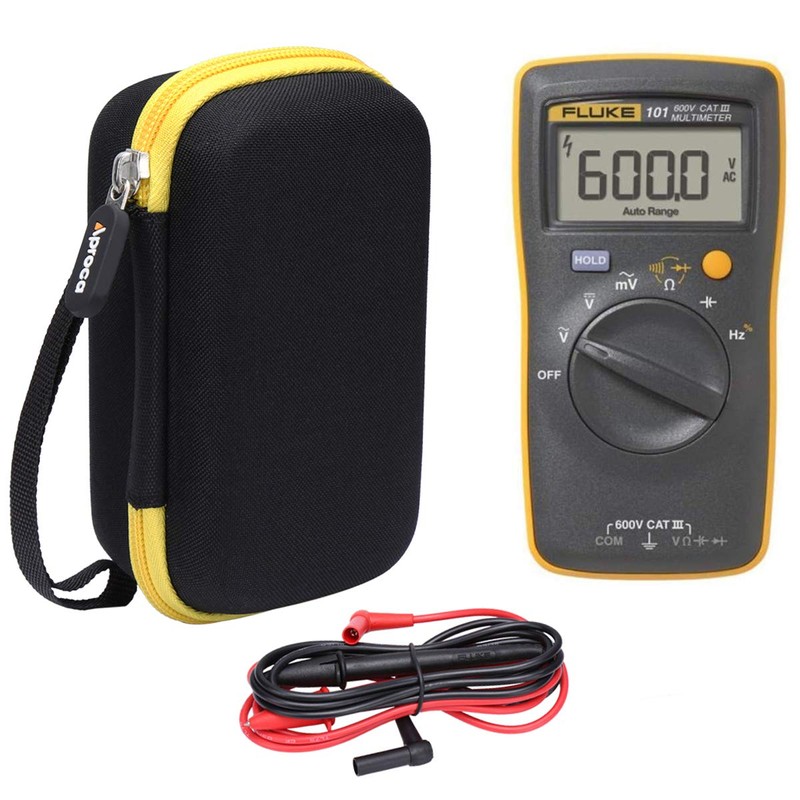 Aproca Hard Carry Travel Case for Fluke 101 Basic Digital