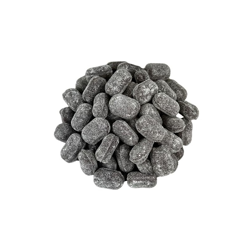 Old-Fashioned Sanded Licorice Drops Hard Candy, 1 Pound