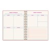 Punch Studio Molly & Rex Statement Shapes Pink Undated Planner
