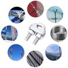 TERF TERF? 8 Pcs Wire Rope Cable Clip Clamps M8