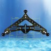 Diving Tray Rig Video Triangular Stabilizer Tripod Base Bracket SLR