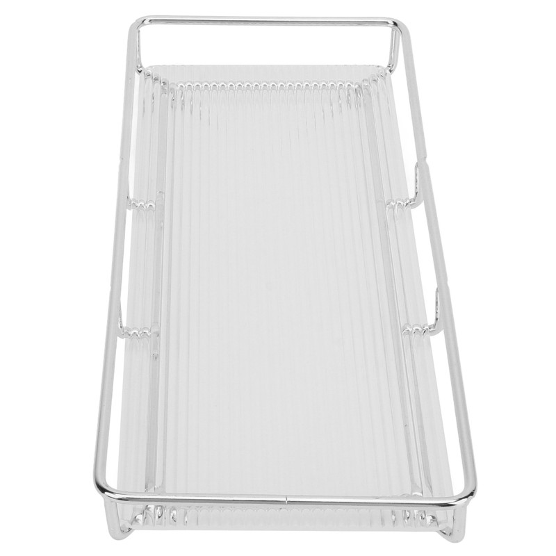 Bathroom Countertop Tray Stainless Steel Acrylic Modern Minimalist Design Space