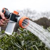 High-Pressure 8-Pattern Hose Nozzle with Soap Dispenser