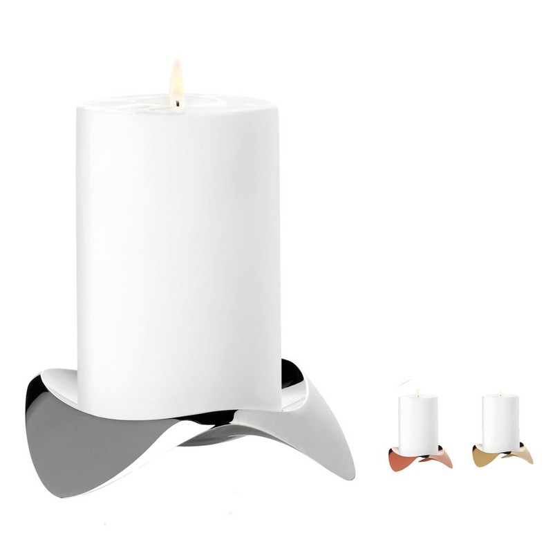 Stelton Papilio Uno x-39-2 Candlestick Copper