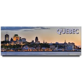 Generic Quebec City Panoramic Fridge Magnet Canada Travel Souvenir Refrigerator Door Photo Magnet