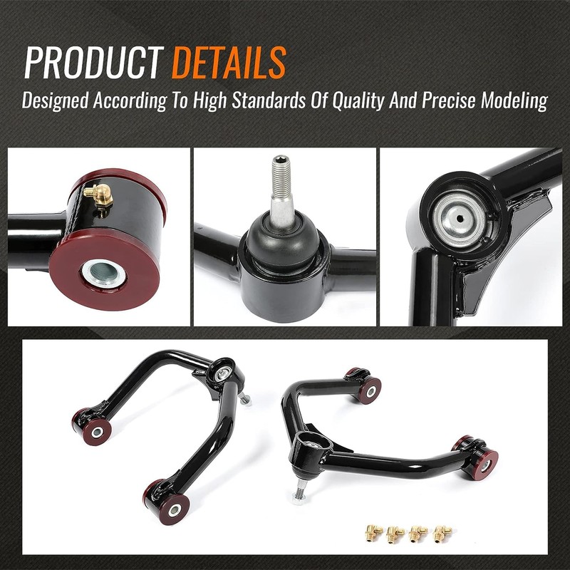 Kojem 2-4" Lift Front Upper Control Arm Kit Compatible with