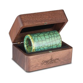 Jade Warrior Green Ceramic Guitar Slide Bundle – Handmade (Short)