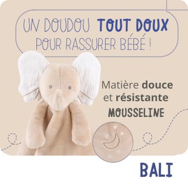 Noukie's Veloudoux - Bali the Elephant - Multifunctional - Brown - 1 Piece